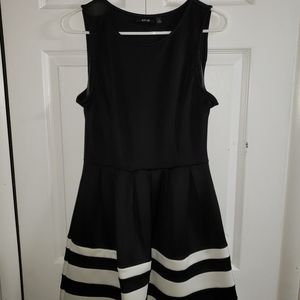 Apt. 9 Black and White Sleeveless Dress